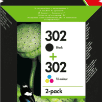 HP 302 Multipack Schwarz / mehrere Farben (X4D37AE)