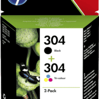 HP 304 Multipack Schwarz / mehrere Farben (3JB05AE)