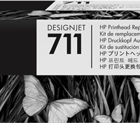 HP 711 Druckkopf Schwarz / Cyan / Magenta / Gelb (C1Q10A)
