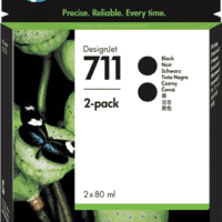 HP 711 Multipack Schwarz (P2V31A)