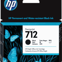 HP 712 Schwarz Tintenpatrone (3ED71A)
