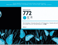 HP 772 Cyan Tintenpatrone (CN636A)