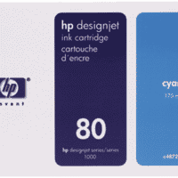HP 80 Cyan Tintenpatrone (C4846A)