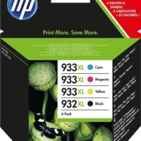 HP 932 XL + 933 XL Multipack Schwarz / Cyan / Magenta / Gelb (C2P42AE)