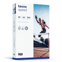 tecno speed weiß Kopierpapier A3 80g/m2 - 1 Palette (50.000 Blatt)