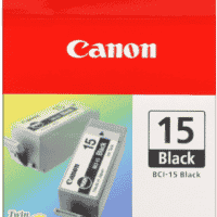 Canon BCI-15bk Schwarz Tintenpatrone (8190A002)