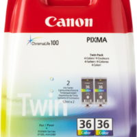 Canon CLI-36 Twin Multipack mehrere Farben (1511B018)