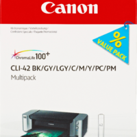 Canon CLI-42 Multipack Schwarz / Cyan / Magenta / Gelb / Grau / Cyan (hell) / Magenta (hell) / Grau (hell) (6384B010)