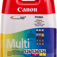 Canon CLI-526 Multipack Cyan / Magenta / Gelb (4541B009)