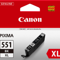 Canon CLI-551BK XL Schwarz Tintenpatrone (6443B001)