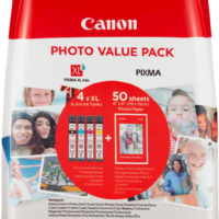 Canon CLI-581 XL Photo Value Pack Schwarz / Cyan / Magenta / Gelb Value Pack (2052C004)