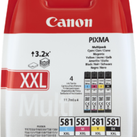 Canon CLI-581 XXL Multipack Schwarz / Cyan / Magenta / Gelb (1998C005)
