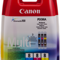 Canon CLI-8 Multipack Cyan / Magenta / Gelb (0621B029)