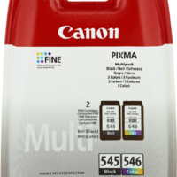 Canon PG-545 + CL-546 Multipack Schwarz / mehrere Farben (8287B005)