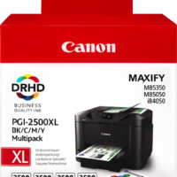 Canon PGI-2500 XL Multipack Schwarz / Cyan / Magenta / Gelb (9254B004)