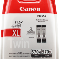 Canon PGI-570pgbk XL Twin Multipack Schwarz (0318C007)